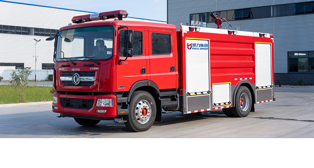 东风D9外露水罐消防车