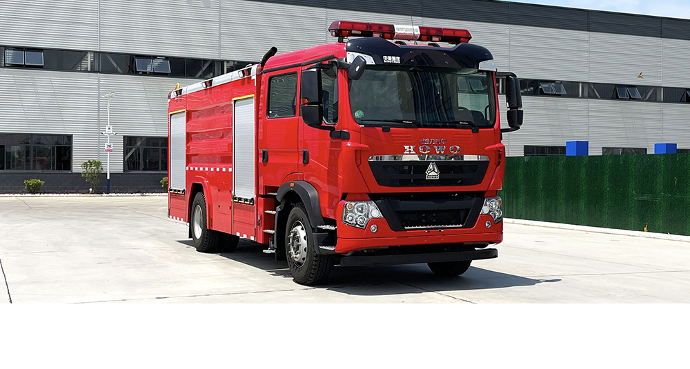 豪沃单桥泡沫消防车
