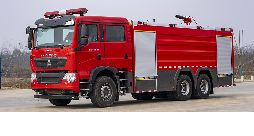 豪沃后双桥泡沫消防车