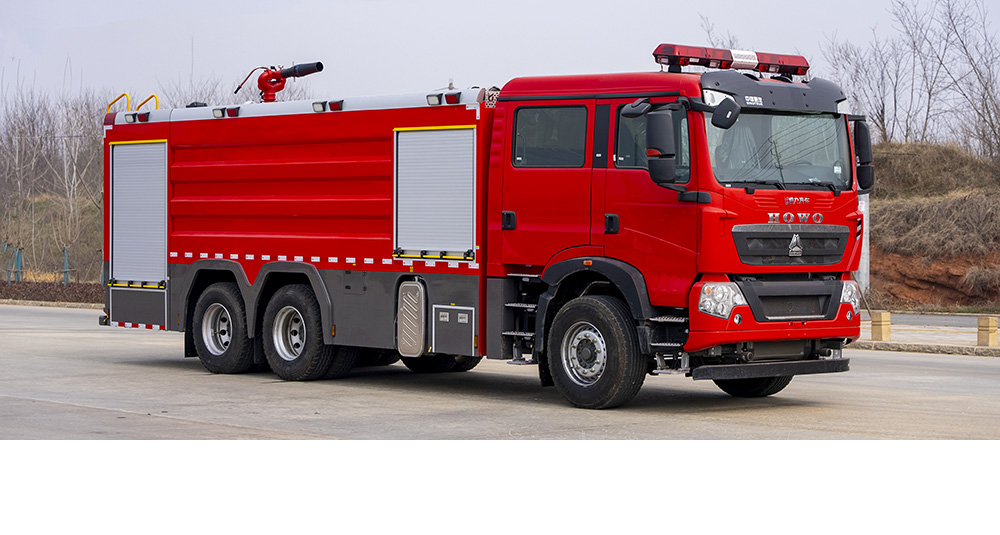 豪沃后双桥泡沫消防车