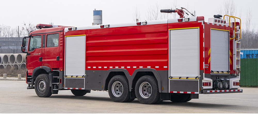 豪沃后双桥泡沫消防车