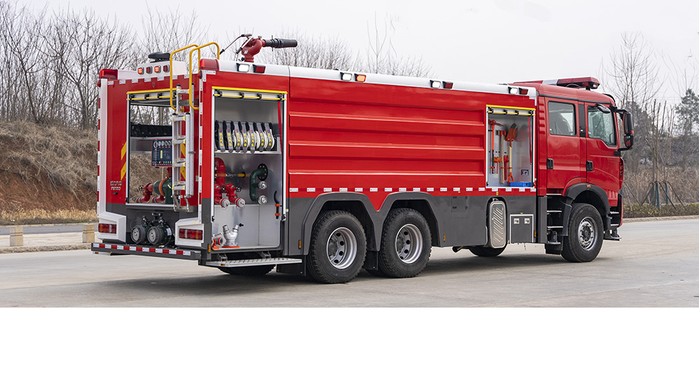 豪沃后双桥泡沫消防车