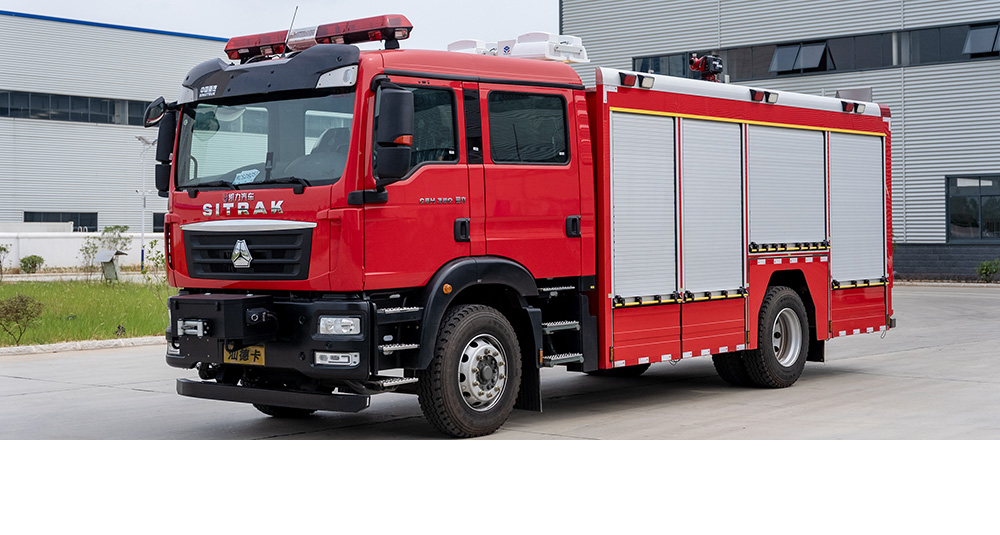 汕德卡单桥城市主战消防车