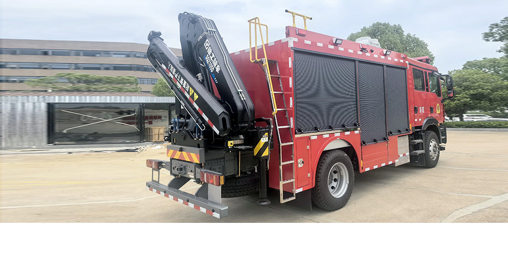 汕德卡单桥抢险救援消防车