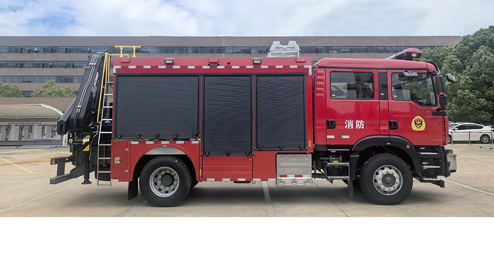 汕德卡单桥抢险救援消防车