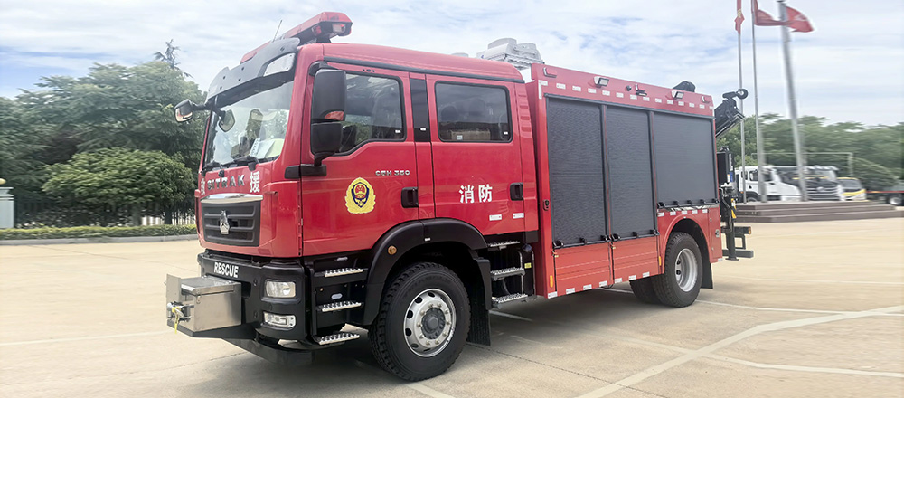汕德卡单桥抢险救援消防车