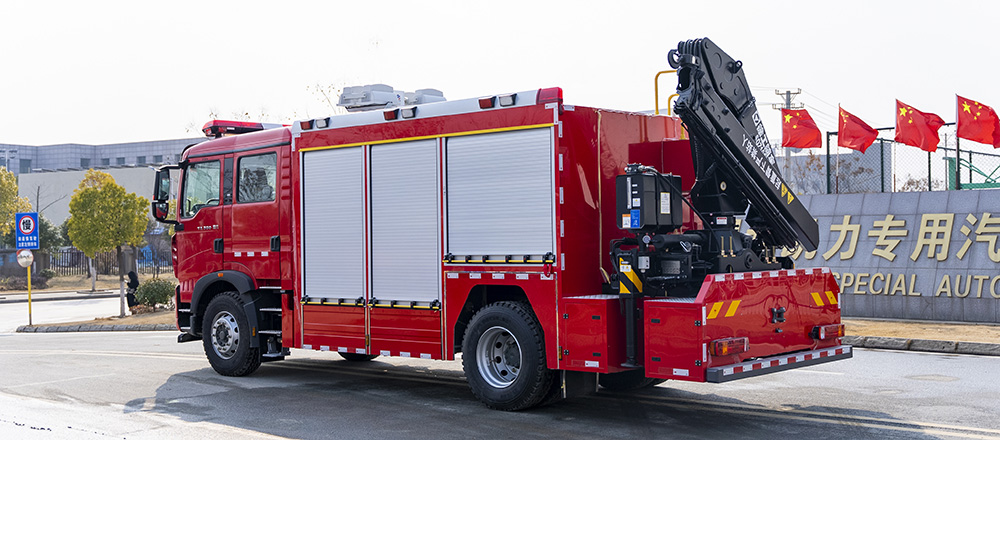 豪沃单桥抢险救援消防车