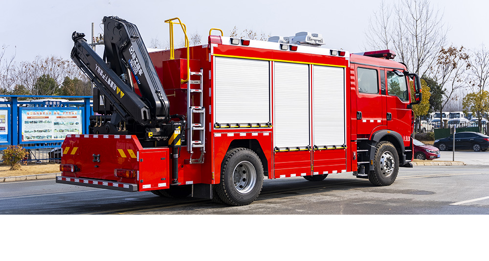 豪沃单桥抢险救援消防车