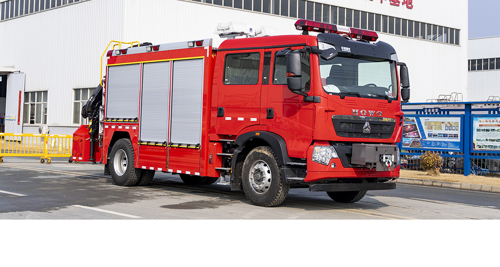 豪沃单桥抢险救援消防车
