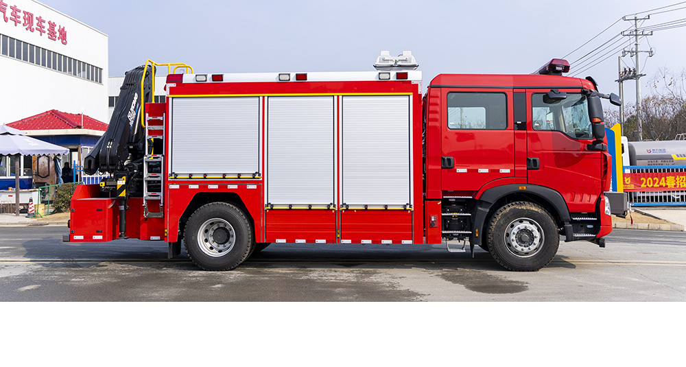 豪沃单桥抢险救援消防车