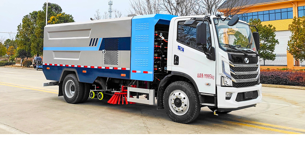 上汽跃进纯电洗扫车