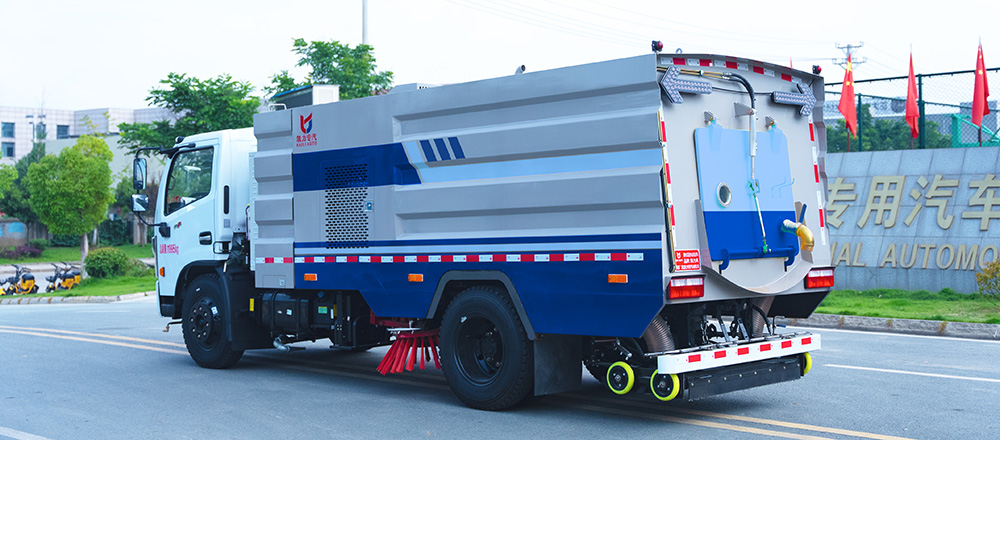 东风福瑞卡混动纯电洗扫车