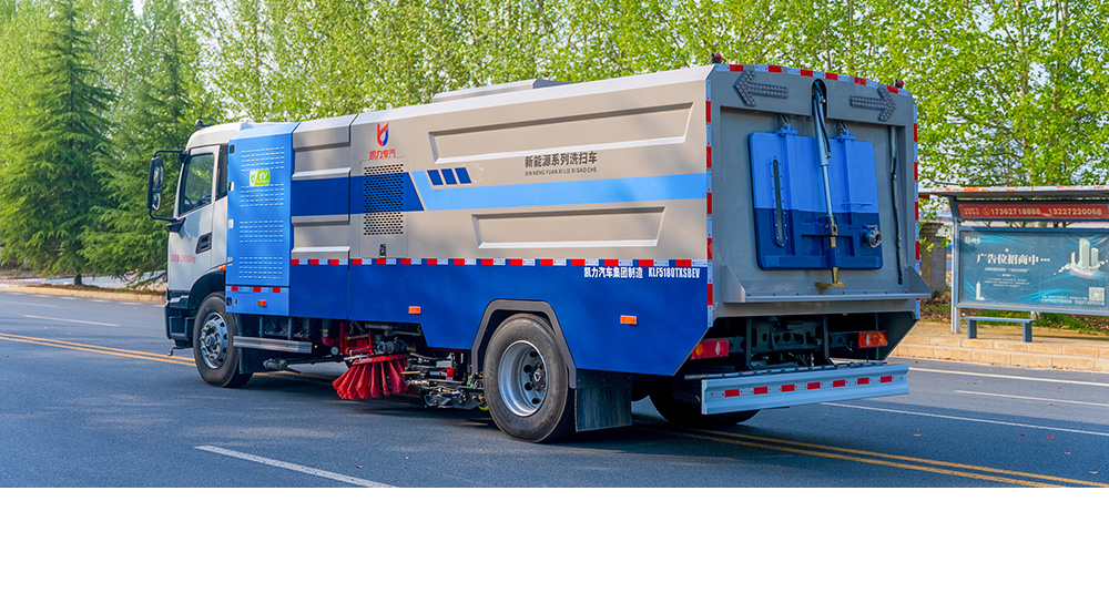 东风天锦纯电洗扫车