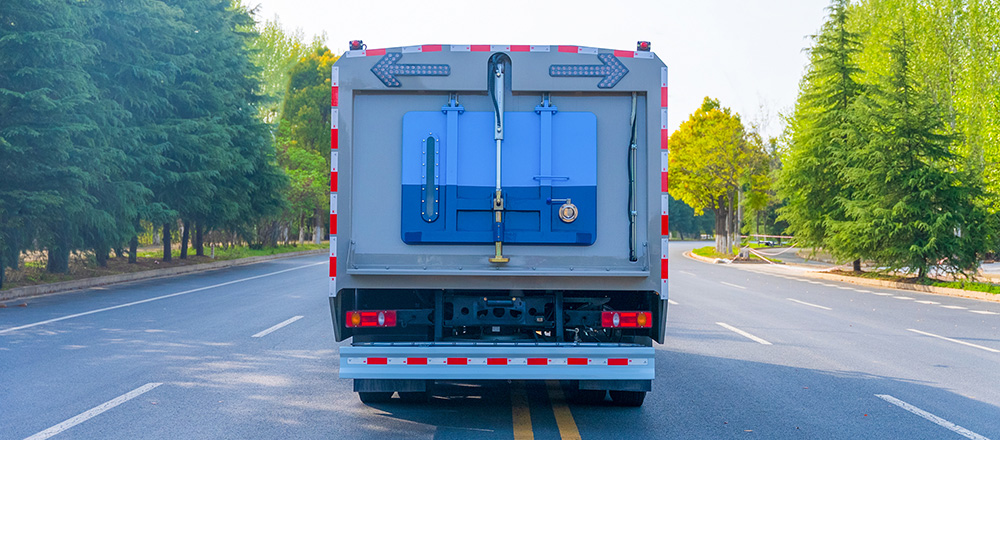 东风天锦纯电洗扫车