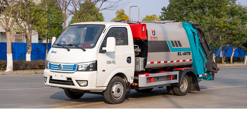 东风途逸纯电压缩式垃圾车