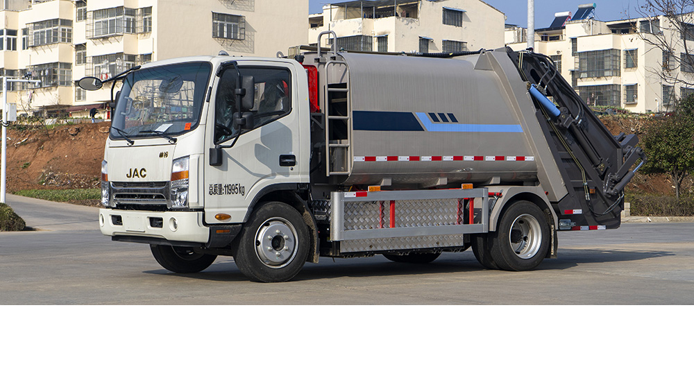 江淮帅铃纯电动压缩式垃圾车