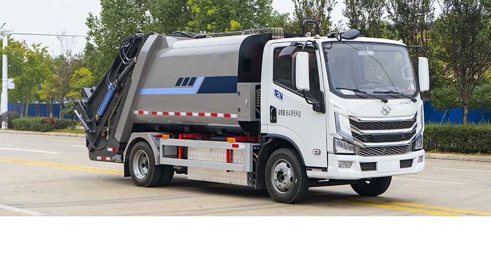 上汽跃进纯电压缩式垃圾车