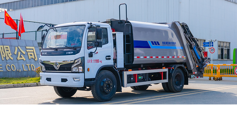 东风福瑞卡混动压缩式垃圾车