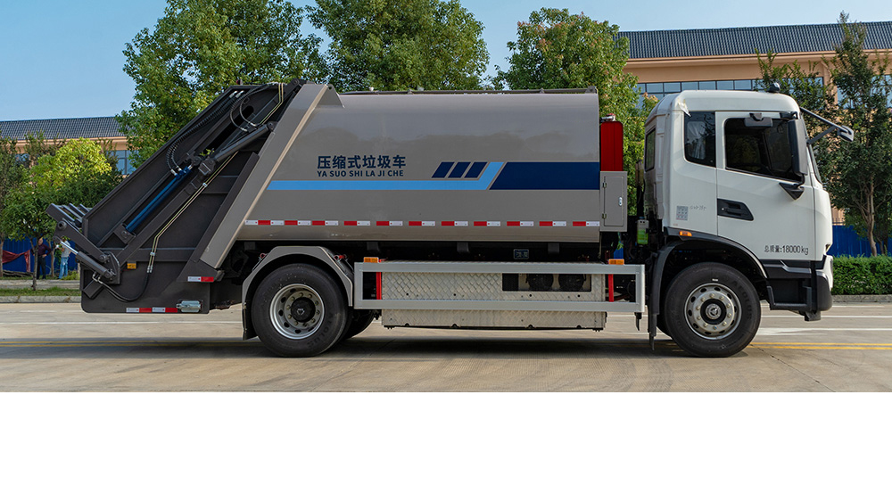 东风天锦纯电压缩式垃圾车