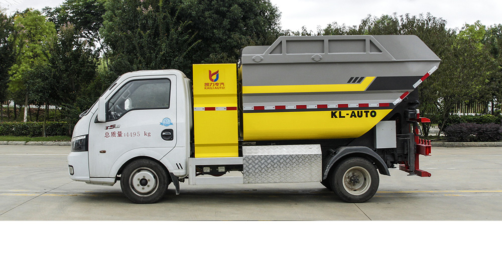 东风途逸纯电自装卸式垃圾车