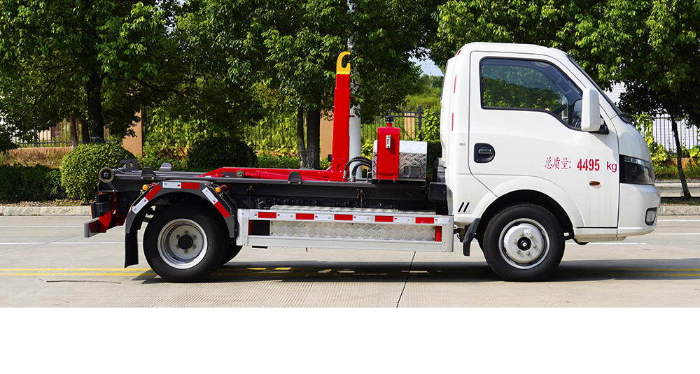 东风华神纯电车厢可卸式垃圾车