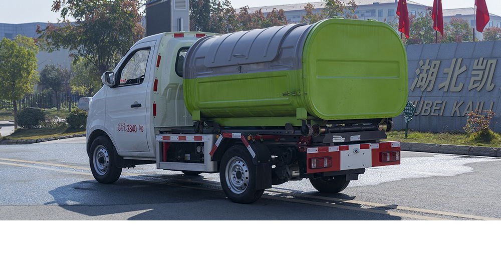 长安纯电车厢可卸式垃圾车