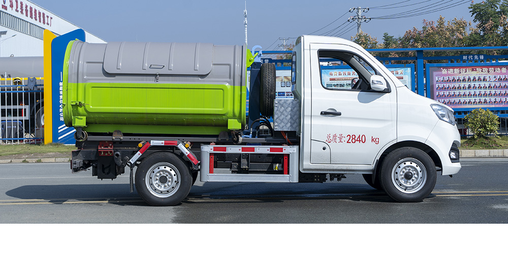 长安纯电车厢可卸式垃圾车