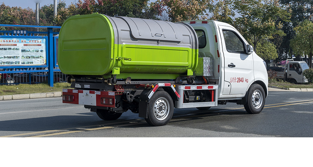 长安纯电车厢可卸式垃圾车