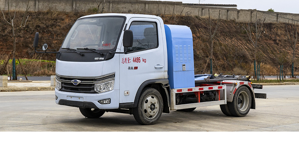 福田领航S1纯电车厢可卸式垃圾车