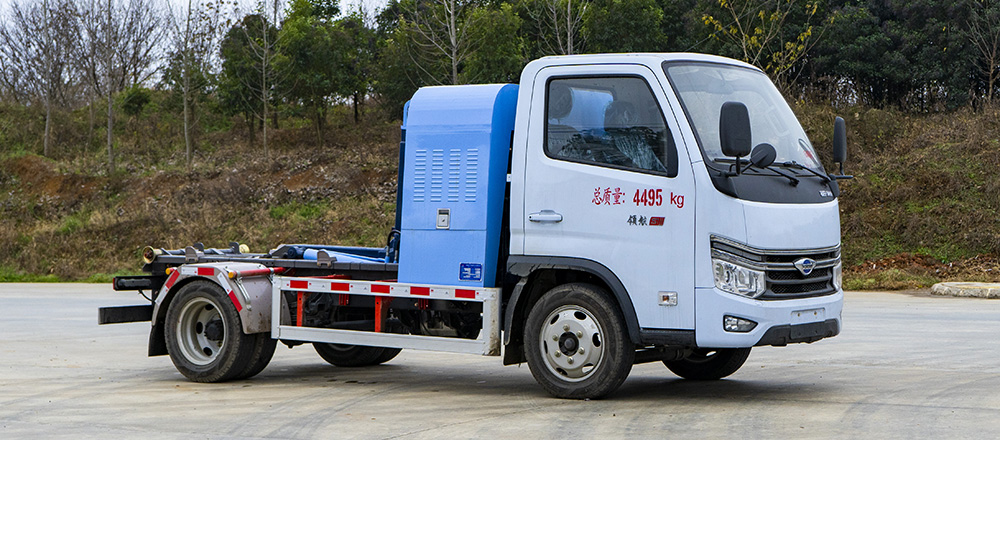 福田领航S1纯电车厢可卸式垃圾车