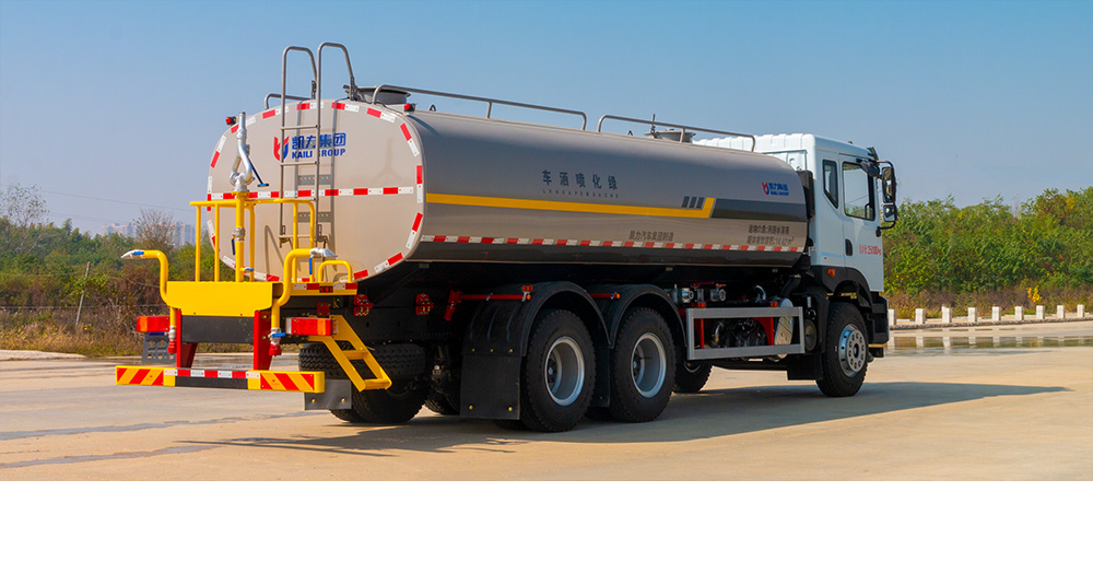 东风华神后双桥洒水车