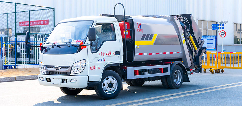 福田小卡之星3压缩式垃圾车