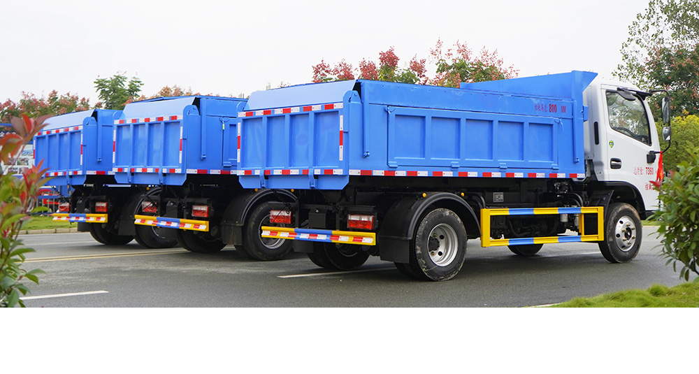 大多利卡自卸式垃圾车