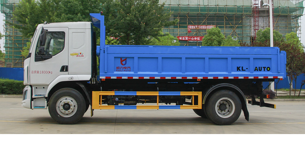 柳汽自卸式垃圾车