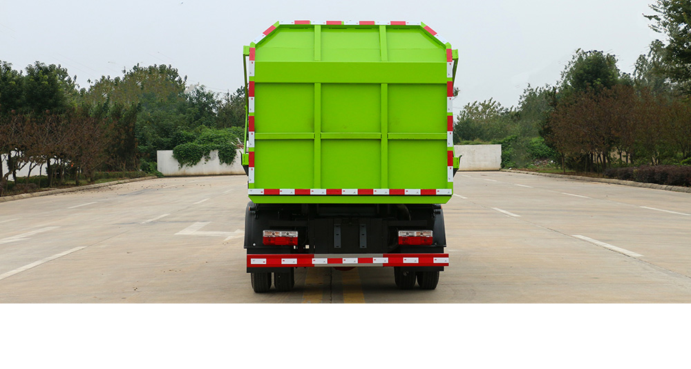东风D6自装卸式垃圾车 侧装