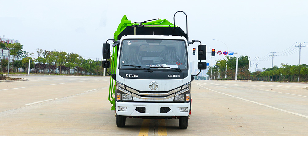 东风D6自装卸式垃圾车 侧装