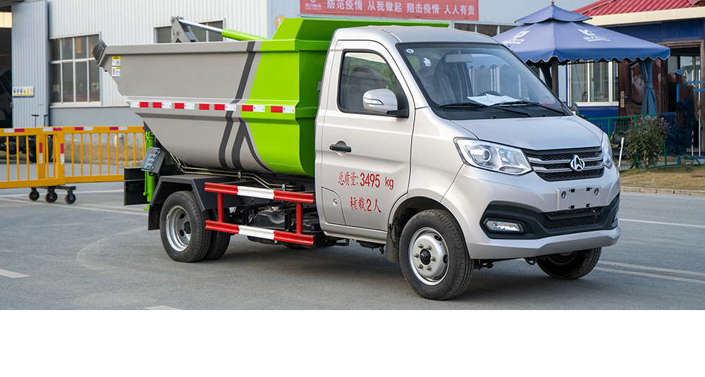 长安自装卸式垃圾车 后装