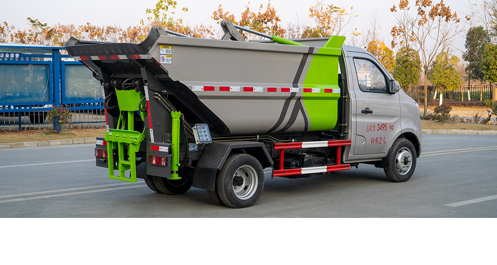 长安自装卸式垃圾车 后装