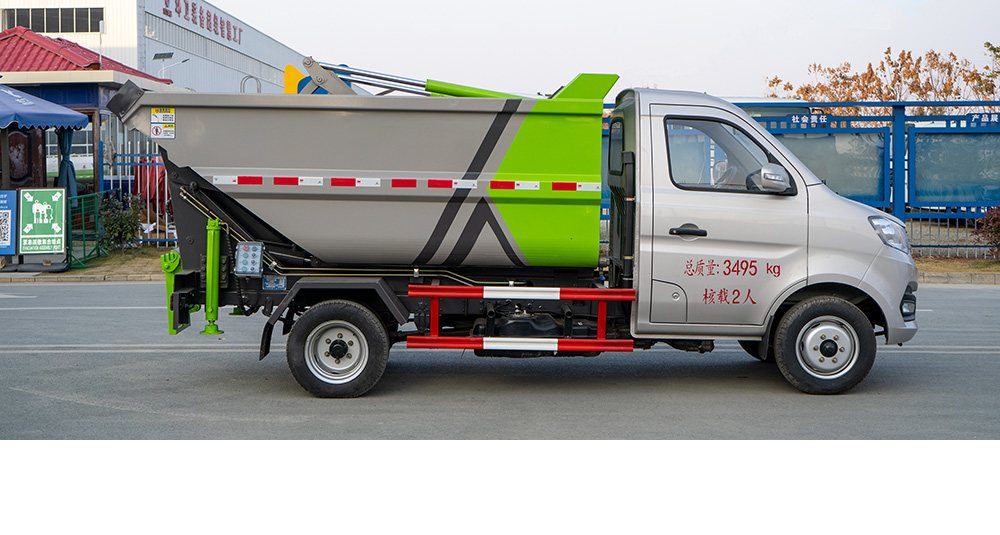 长安自装卸式垃圾车 后装
