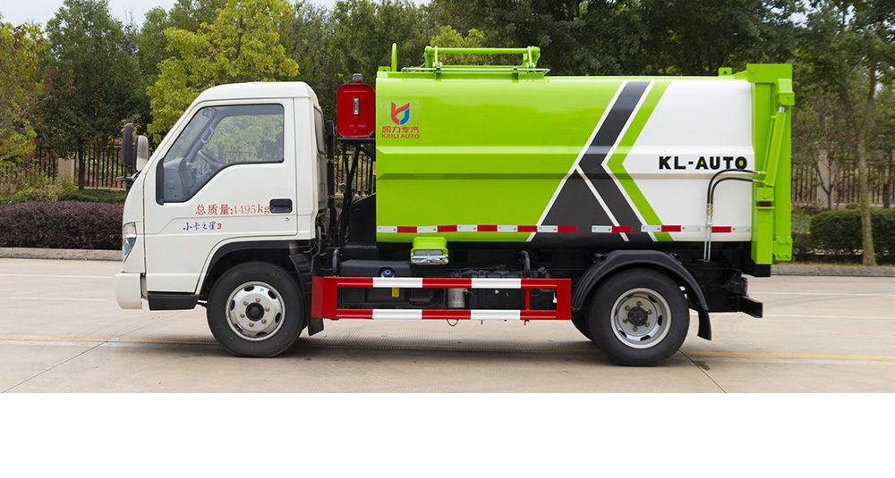 福田小卡之星3侧装压缩垃圾车