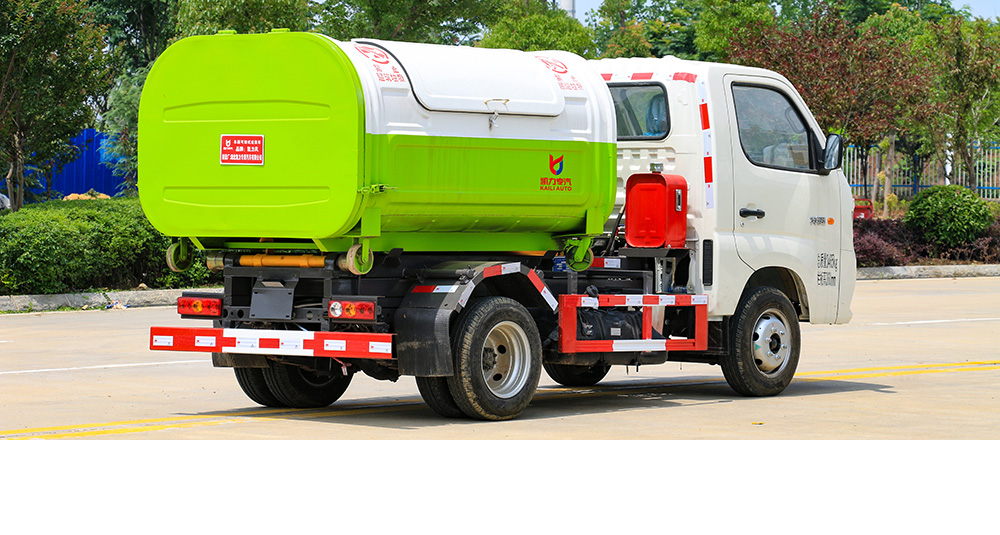 祥菱V1汽油3方车厢可卸式垃圾车