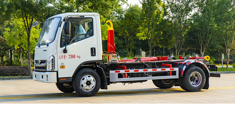 福田H2重载车厢可卸式垃圾车