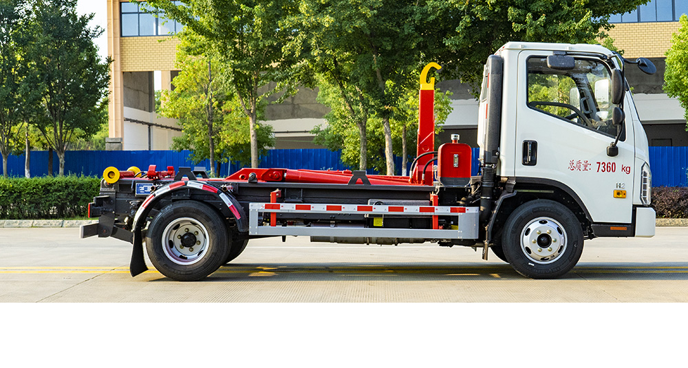 福田H2重载车厢可卸式垃圾车