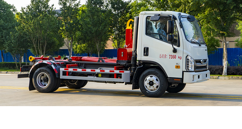 福田H2重载车厢可卸式垃圾车