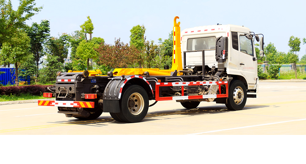 东风天锦车厢可卸式垃圾车