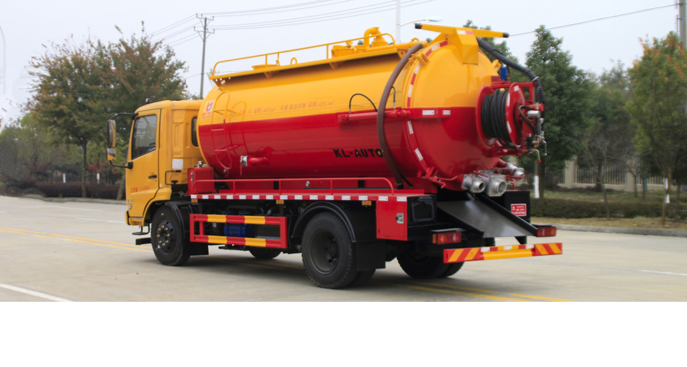 东风天锦清洗吸污车